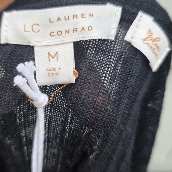 LC Lauren Conrad Black Open Cardigan Size: Medium - Picture 7 of 9